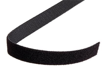 Stahovácí páska 15mm, suchý zip, 10m, černá