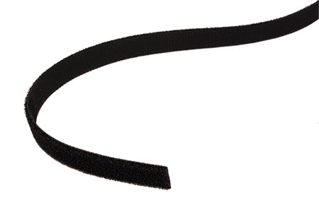 Stahovácí páska 16mm, suchý zip, 3m, černá