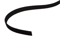 Stahovácí páska 16mm, suchý zip, 3m, černá