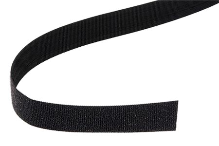 Stahovácí páska 20mm, suchý zip, 10m, černá