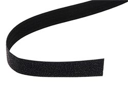 Stahovácí páska 20mm, suchý zip, 10m, černá