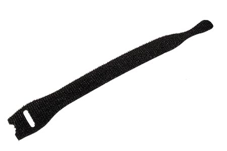 Stahovací páska 20mm, suchý zip, 15cm, 100ks, černá, samozhášecí
