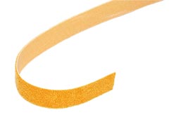 Stahovací páska 20mm, suchý zip, 25m, žlutá
