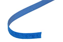 Stahovací páska 20mm, suchý zip, 5m, modrá