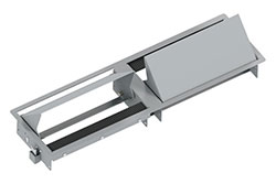 Systém CONI DUO, 2x krátký rám (2x 3 moduly), srříbrný (911.026)