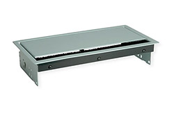 Systém CONI, rám střední (4 moduly), stříbrný (338.0235)