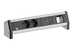 Systém DESK 1, 2x zásuvka CZ, zdroj 100W (2x USB C), 1x volné (BM0023831)