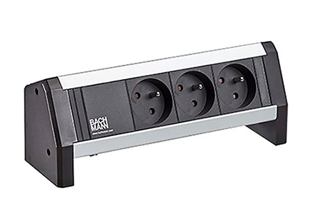 Systém DESK 1, 3x zásuvka CZ (902.1313)