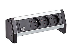 Systém DESK 1, 3x zásuvka CZ (902.1313)