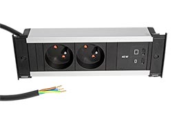 Systém KAPSA S, 2x zásuvka CZ, zdroj 45W (2x USB A), kabel 2m (BM0028702)