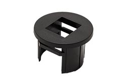 Systém MINI PIX, pro 1x keystone, černý (942.000)