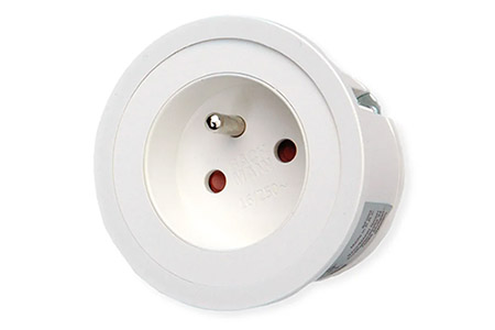 Systém PIX, 1x zásuvka CZ, bílá, 2m