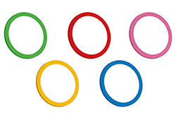 Systém PIX, barevné kroužky, 5ks