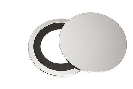 Systém PIX vrchní kryt, stříbrný/černý (926.100)