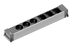 Systém POWER FRAME, box pro 6 modulů, 3x zásuvka CZ, 3x volné (916.048)