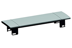 Systém POWER FRAME COVER, krátký rám s krytem (3 moduly), barva nerez (915.501)