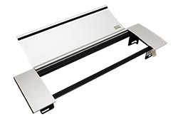 Systém POWER FRAME COVER, střední rám s krytem (4 moduly), stříbrný (915.502)