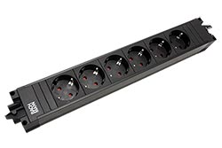 Systém STEP BASE 6x zásuvka DE, GST18(M) - 6x CEE 7/3(F) - GST18(F) (906.12640)