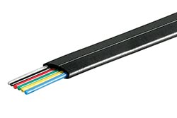 Telefonní kabel 6 žil, černý, CCA, 100m