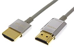 Tenký aktivní HDMI kabel s Ethernetem, 4K, HDMI M - HDMI M, 3m
