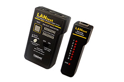 Tester kabelů počítačových sítí, černý  (LANtest Kit)