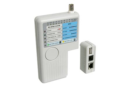 Tester sítě TP / BNC a USB kabelů