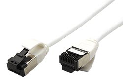 U/FTP patchkabel kat. 8, tenký, LSOH, 2m, bílý