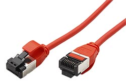 U/FTP patchkabel kat. 8, tenký, LSOH, 2m, červený