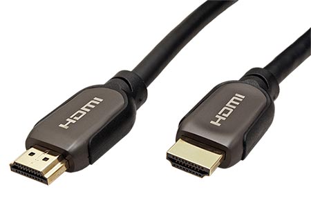 Ultra High Speed HDMI kabel, 8K@60Hz, HDMI M - HDMI M, certifikovaný, černý, 1m