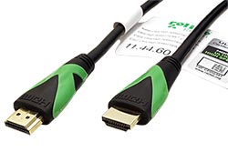 Ultra High Speed HDMI kabel, 8K@60Hz, HDMI M - HDMI M, certifikovaný, TPE, černý, 1m
