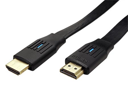 Ultra High Speed HDMI kabel, 8K@60Hz, HDMI M - HDMI M, plochý, 2m