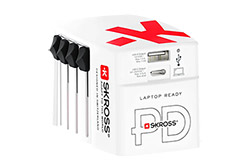 Univerzální cestovní napájecí adaptér "World USB Charger AC65PD", PD 65W, USB A + C, kabel USB C