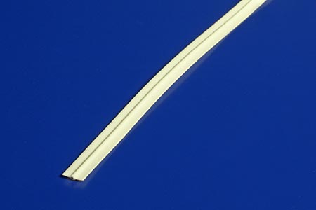 Univerzální plastový vázací pásek s drátkem 0,43mm, bílý, 1m
