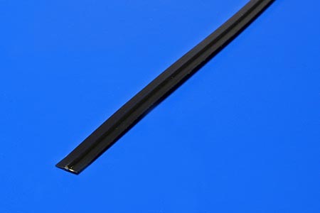 Univerzální plastový vázací pásek s drátkem 0,43mm, černý, 1m