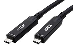 USB 10Gbps (3.2 gen 2) / DP AOC kabel USB C(M) - USB C(M), PD 60W, 15m, černý (UE3415F)