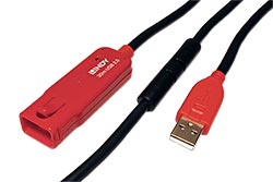 USB 2.0 aktivní prodlužovací kabel, 30m