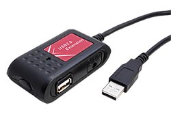 USB 2.0 aktivní prodlužovací kabel, 5m, 2 porty