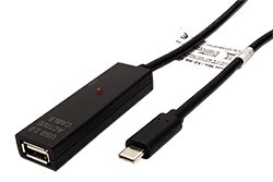 USB 2.0 aktivní prodlužovací kabel  USB C(M) - USB A(F), 20m