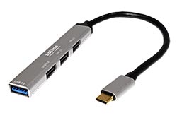 USB 2.0 hub +  5Gbps port, USB C(M) - 3x USB A(F) + 1x USB3.0 A(F)