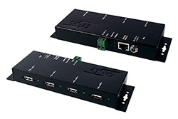 USB 2.0 Hub přes IP, 4 porty, PoE (EX-6002POE)
