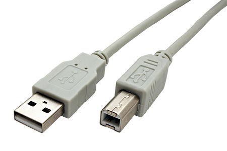USB 2.0 kabel A-B, 0,8m