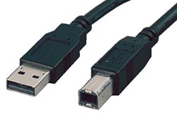USB 2.0 kabel A-B, 0,8m