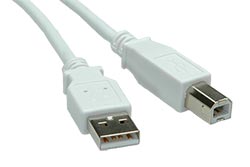 USB 2.0 kabel A-B, 0,8m