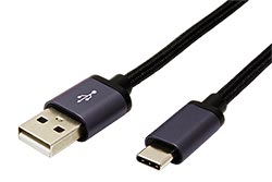 USB 2.0 kabel A(M) - C(M), 0,8m
