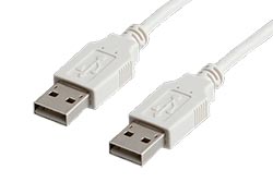 USB 2.0 kabel propojovací A(M) - A(M), 0,8m