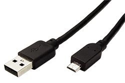 USB 2.0 kabel, USB A(M) - microUSB B(M), 1,8m