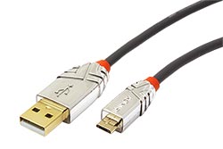 USB 2.0 kabel USB A(M) - microUSB B(M), 1m
