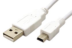 USB 2.0 kabel USB A(M) - miniUSB 5pin B(M), 3m