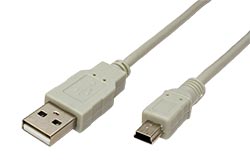 USB 2.0 kabel USB A(M) - miniUSB 5pin B(M), 3m