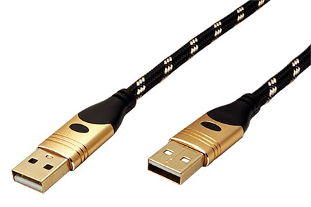 USB 2.0 kabel USB A(M) - USB A(M), 1,8m
